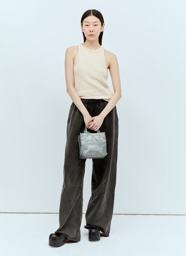 Acne Studios 로고 패치 탱크탑 핑크 acn0255016