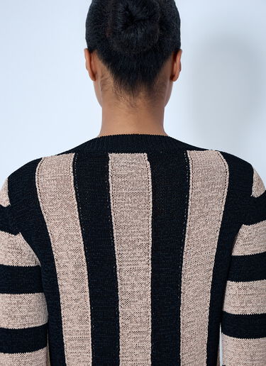 Dries Van Noten Striped Knit Sweater Black dvn0264017