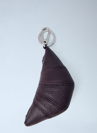 Lemaire Mini Croissant Keyring Burgundy lem0264022