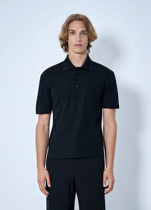 The Row Mistral Polo Shirt Black row0165005