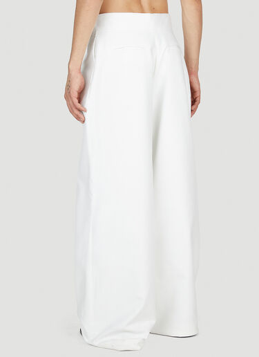 Double Pleat Pants Aaron Esh Double Pleat Pants White ash0152005