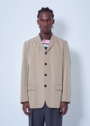 Lacoste Runway Technical Stretch Tailored Jacket Beige lac0166008