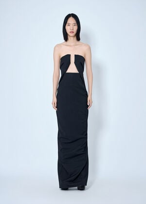 Rick Owens Prong Gown Black ric0265005