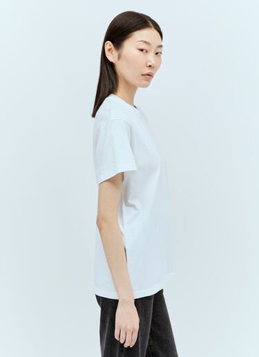 Chloé 徽标刺绣 T 恤  白色 chl0256002