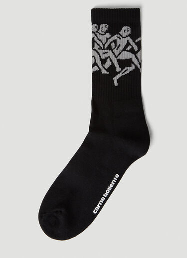 Lust Marathon Socks Carne Bollente Lust Marathon Socks Black cbn0352007