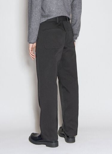 Prada Silk And Cotton Pants Black pra0155008