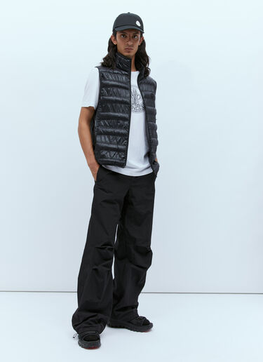 Moncler 徽标印花 T 恤 白色 mon0156023