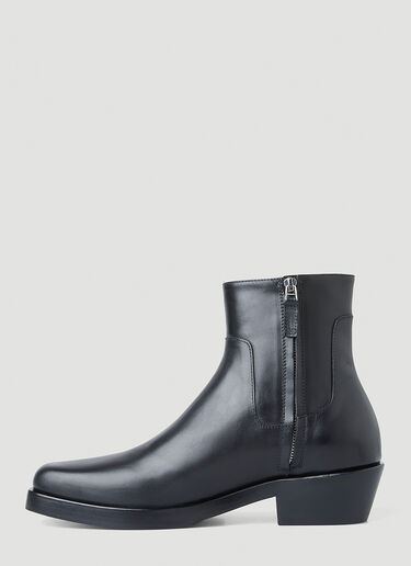 Raf Simons Western Ankle Boot Black raf0150017