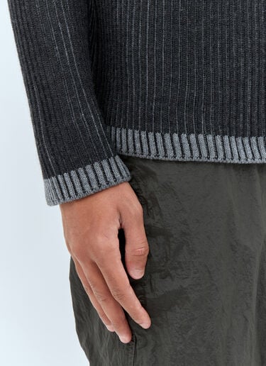 Stone Island Dual-Tone Sweater Black sto0158039