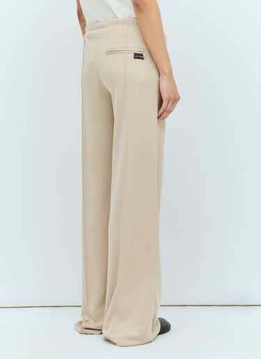 Courrèges 인터로크 트랙 팬츠  베이지 cou0255011