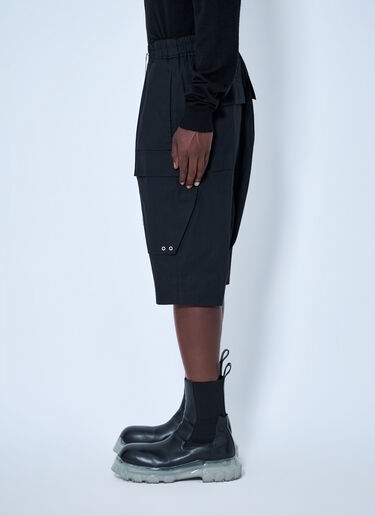 LN-CC® - Rick Owens: Cargo Shorts - Black Rick Owens Cargo Shorts Black ric0165055