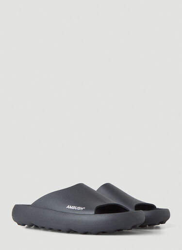 Ambush Logo Print Slides Black amb0149014
