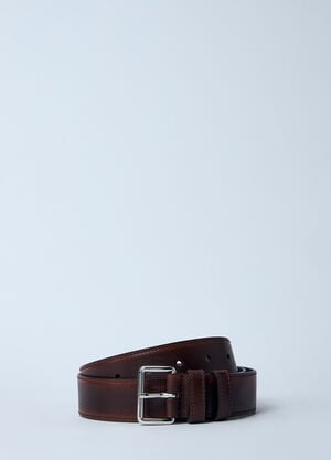 Prada Leather Belt Brown pra0161024