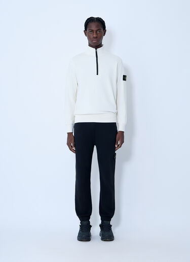 Stone Island Logo Patch Sweater Ivory sto0164086