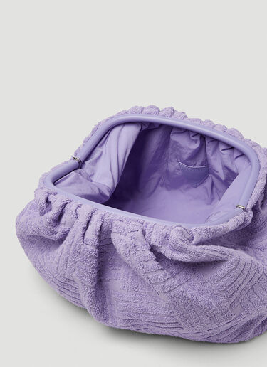 Teen Cotton Pouch Clutch Bag Bottega Veneta Teen Cotton Pouch Clutch Bag Lilac bov0249001