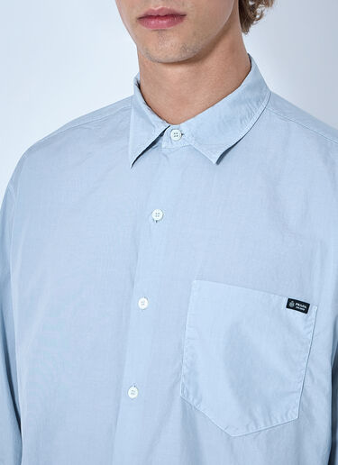 Prada Cotton Poplin Shirt Light Blue pra0165008