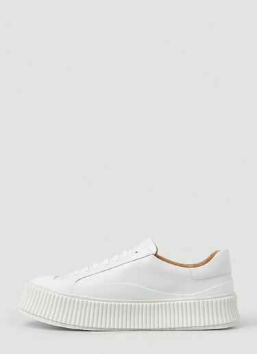 Jil Sander ヴァルカナイズ スニーカー ホワイト jil0149025