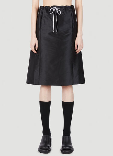 Maison Margiela 抽绳半裙 黑色 mla0251018