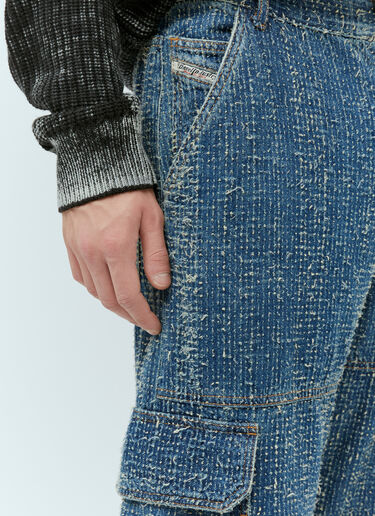 Diesel D-Sire-Cargo-S2 Jeans Blue dsl0157031
