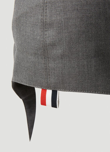 Thom Browne Tie Up 6 拼接棒球帽 深灰色 thb0151047
