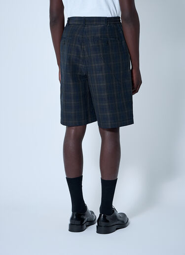 Comme des Garçons Homme Check Shorts Navy cdh0160005