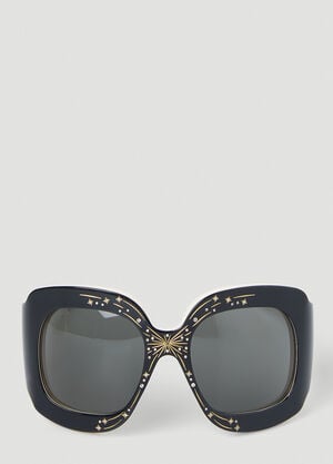 Gucci Oversize Square Frame Sunglasses Black guc0247358