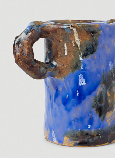 Paint Splatter Vase Niko June Paint Splatter Vase Blue nkj0347005