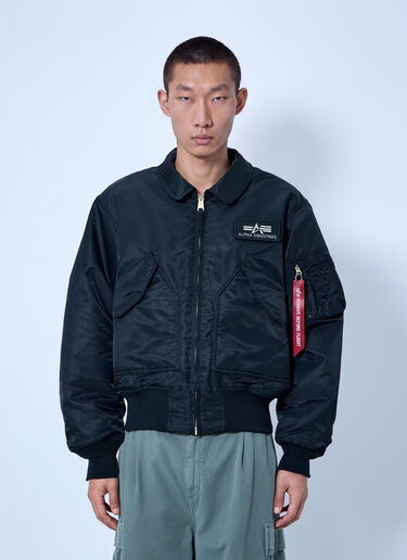 LN-CC® - Alpha Industries: CWU-45 Heritage Bomber Jacket - Black Alpha Industries CWU-45 Heritage Bomber Jacket Black alp0366002