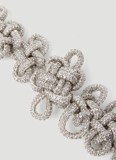 KARA Crystal Knot Belt Silver kar0250011