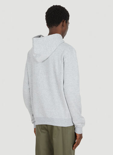 Saint Laurent Volume Class Hooded Sweatshirt Grey sla0149090