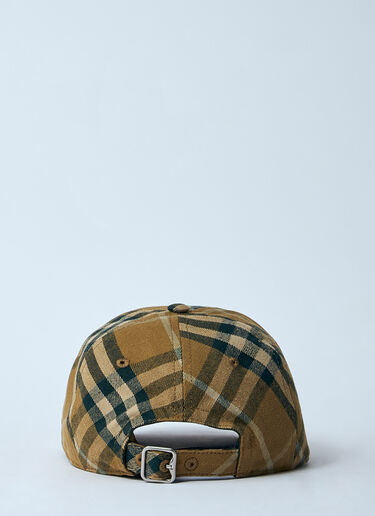 Burberry 格纹棉质棒球帽 棕色 bur0358002