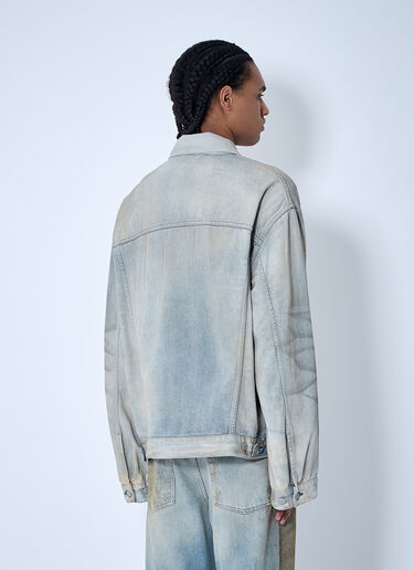 Acne Studios Distressed Denim Jacket Light Blue acn0159003