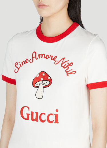 Gucci Gucci Sine Amore Nihil T-Shirt White guc0253085