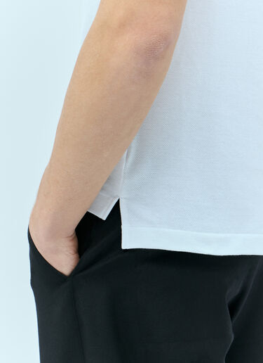 Comme Des Garçons PLAY 徽标贴饰 Polo 衫 白色 cpl0355004