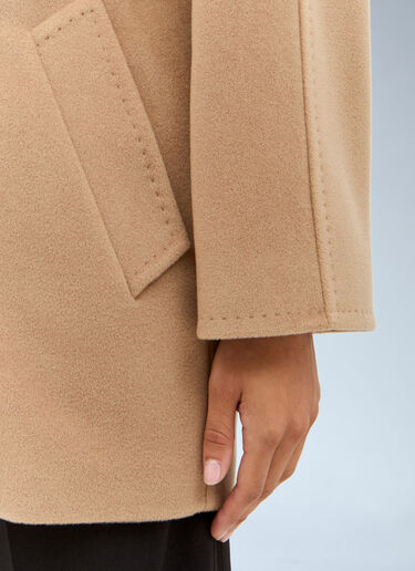 Max Mara Short 101801 Icon Coat Beige max0253018
