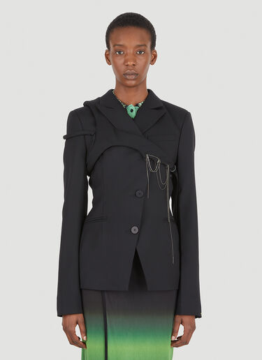 Ottolinger Fitted Harness Blazer Black ott0246008