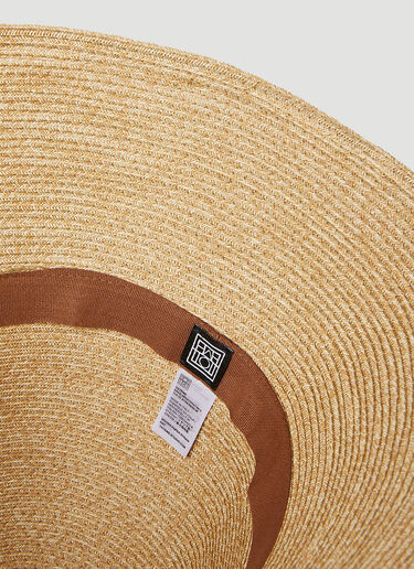 草帽 TOTEME 草帽 米色 tot0252018