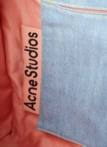 Acne Studios Logo Shopper Tote Bag Light Blue acn0152072