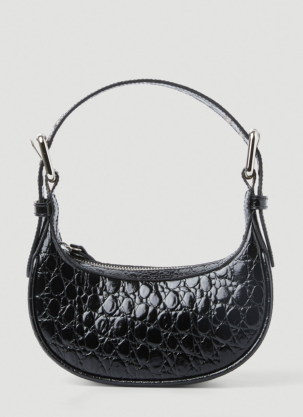 Black circular bag top