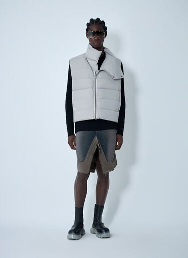 Flight Quilted Vest Rick Owens Flight Quilted Vest White ric0161016