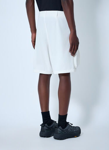 Stone Island Cargo Shorts with Flap Pockets Ivory sto0164095