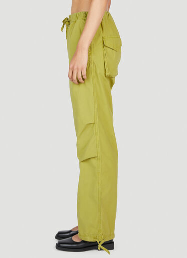 抽绳直筒裤 GANNI 抽绳直筒裤 绿色 gan0253072