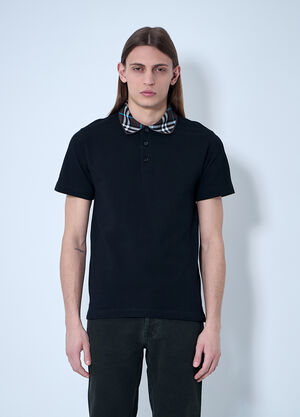 Burberry Cotton Polo Shirt Dark Brown bur0159015