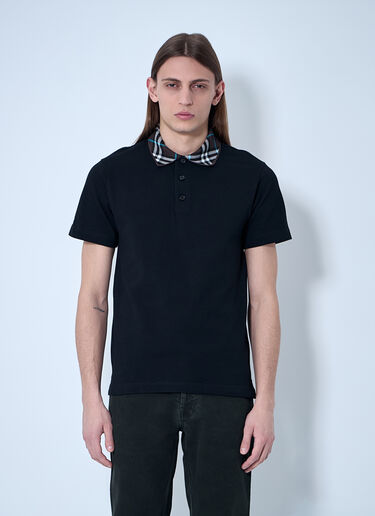 Burberry Cotton Polo Shirt Black bur0159007