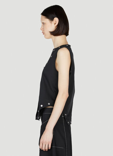 Aine Gilet Jacket Kiko Kostadinov Aine Gilet Jacket Black kko0252003