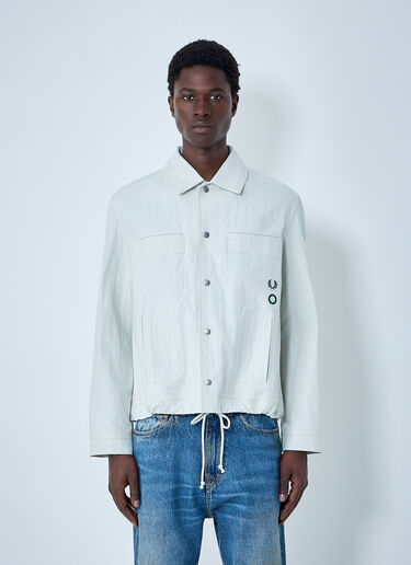Fred Perry x Craig Green Collared Snap-Button Jacket White fry0164006