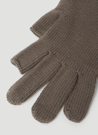 Touchscreen Gloves Rick Owens Touchscreen Gloves Brown ric0153041