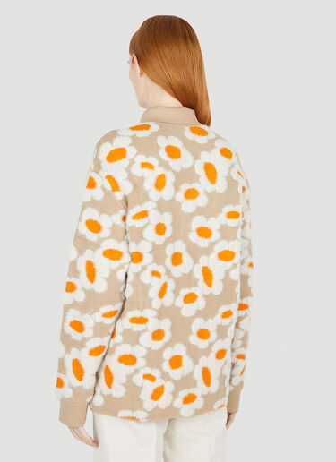Jacquemus 르 슈미즈 니브 플뢰르 스웨터 베이지 jac0250128