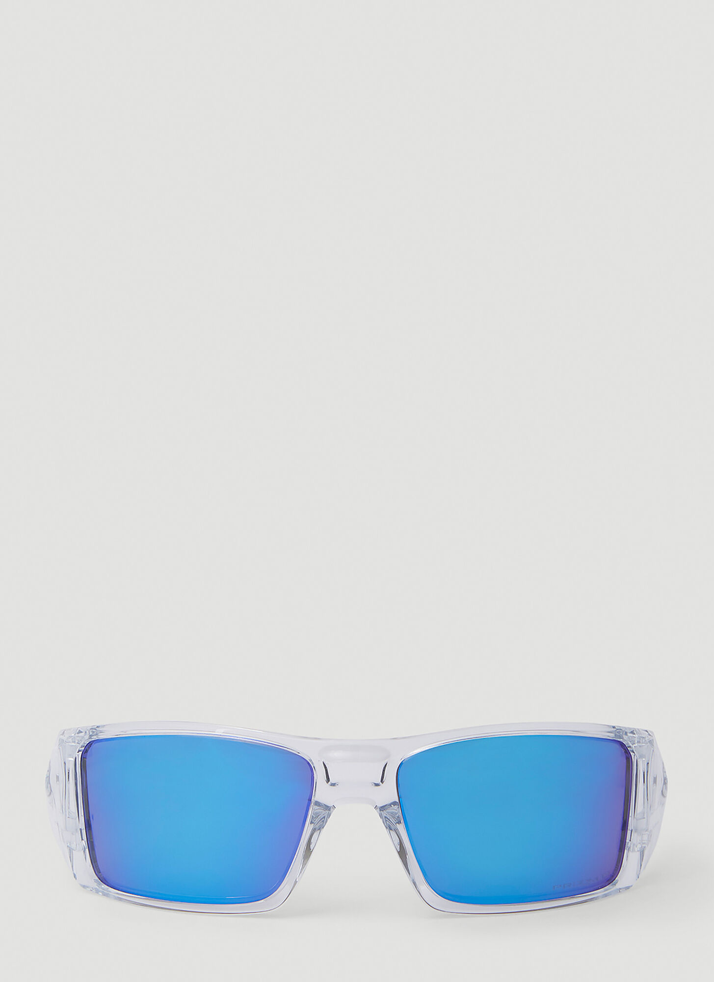 Oakley Heliostat Rectangle-frame Sunglasses In White