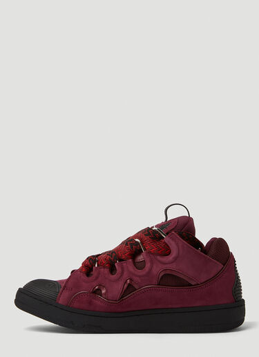 Lanvin Curb Sneakers Burgundy lnv0150014